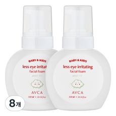 AVCA Baby&Kids孩童溫和潔顏慕斯, 300ml, 8瓶