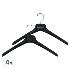 MAINETTI Sartorial 上衣衣架 SAR43, 黑色, 4個