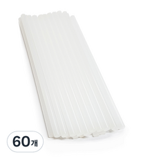 TOOLSPIA 小型熱熔膠條 7mm x 20cm, 60個