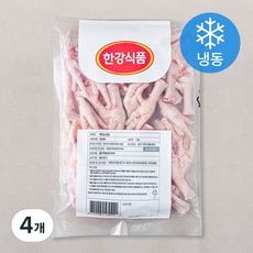 한강식품 뼈있는 닭발 (냉동), 1kg, 4개
