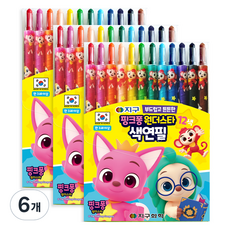 地球化學 碰碰狐奇幻星彩色鉛筆, 6個, 12色