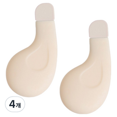 DEEP TALK 便攜式皮脂刮板 黑頭粉刺去除器 米色 DT0935, 4個, 1入