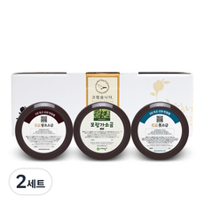 신안함초닷컴 3년 묵은 함초 가는 소금 항아리 3종 세트 E-6, 2세트