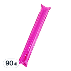 Maket Gamseong 素面加油棒氣球, 90個, 玫瑰紅