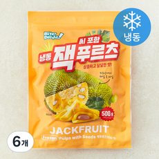 바이트딜라이트 잭푸르츠 씨포함 (냉동), 6개, 500g