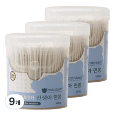 小熊新生兒拭子, 9個, 400入