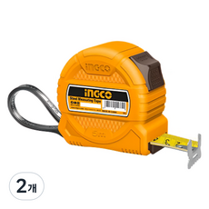 INGCO 자동 양면 줄자 5m HSMT39525-1, 2개