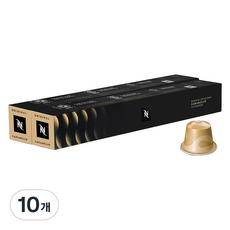 네스프레소 오리지널 캡슐커피 바리스타 크리에이션 캐러멜향 슬리브 팩, 5g, 10개입, 10개