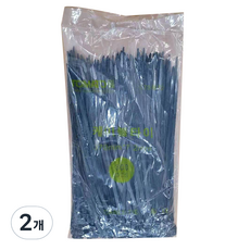 束線帶 長度 370mm x 寬度 7.2mm 300入, 2個, 黑色