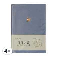 JOY STAR 九達 Write&Me 日日小記 典雅 JD-3254B, 藍色, 4本