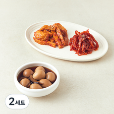 식도감 든든한 도시락 반찬 3종 세트, 2세트
