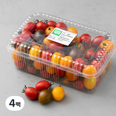 ONLYFARM GAP 인증 칼라대추토마토, 1.5kg, 4팩