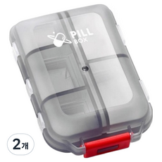 엠페니 휴대용 미니 약통 그레이, 2개