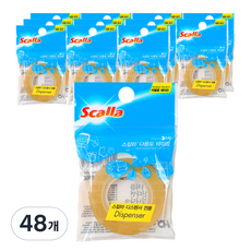 스칼라 다용도 셀로판 테이프 리필 12mm x 30m, 48개