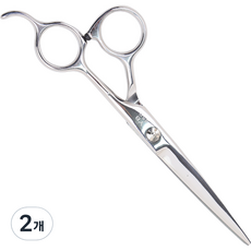 예스뷰티 EMOYA 가정용 미용가위 YB-55C, 실버, 2개