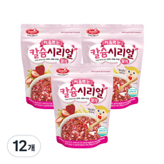베베스트 처음먹는 칼슘 시리얼, 12개, 딸기