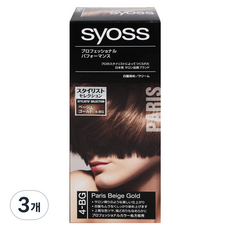 사이오스 헤어 염모제, 4BG 파리베이지골드, 3개