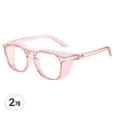 끌레르비 김서림 방지 보안경, 핑크, 2개