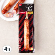 그릴리 극한직화 후랑크 치즈 소시지, 70g, 4개