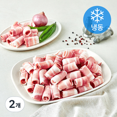 돌돌말이 만능 대패 삼겹살 (냉동), 2개, 1.5kg