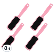포밍홈 효과적인 발각질제거 양면 사포형 분홍색, 27g, 8개, 1개입