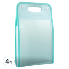 올인셀 데일리 다용도 아코디언 파일 13칸 A4, 그린, 4개