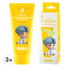모나미 타이니탄 리프레싱 퍼퓸 핸드크림 슈가, 3개, 50ml