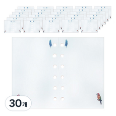 빅드림 꾸꾸까까 6공 다이어리 그림속지 무지노트, 20매, 30개