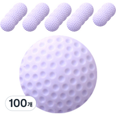 門把防撞多用途矽膠保護套, 100個, 紫色