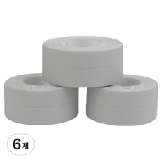 Mircent 多用途浴室防水除垢膠帶 灰色, 6個