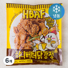 HBAF 허니버터 닭강정 (냉동), 500g, 6개