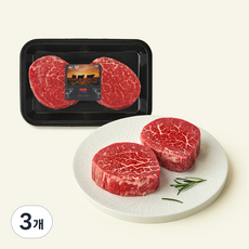 미국산 프라임 안심 스테이크용 (냉장), 300g, 3개