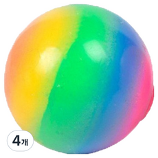 Logro 彩色壓力球 彩虹, 4個