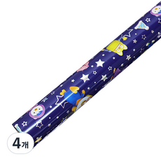 코코플러스 뽀로로 증착롤 포장지 소, 네이비, 4개