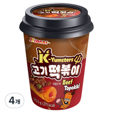 키다리식품 K Yumsters 고기떡볶이, 115.5g, 4개