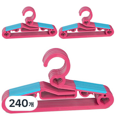 Decor's in Heart 防滑兒童衣架, 粉色, 240件