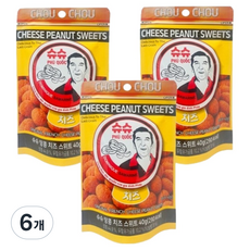 슈슈땅콩 치즈 스위트, 40g, 6개