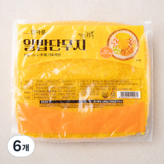 한아름 알밥 단무지, 1kg, 6개