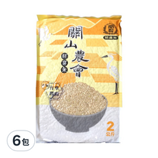關山農會 胚芽米 台東關山產, 2kg, 6包