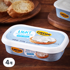 ENTREPINARES 크림치즈 라이트, 200g, 1개입, 4개