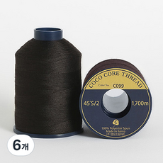 COTTONVILL Coasa高級縫紉線 45支, C099, 6個