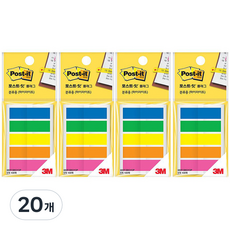 3M Post-it 利貼 旗幟分類用螢光筆 5色 683T-5, 20個