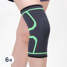 씨오브비 헬스 스포츠 무릎보호대, 그린, 6개
