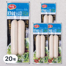하림 닭가슴살 소시지 오리지널 2개입, 120g, 20개