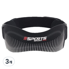 프로딕 러닝 슬개건 무릎보호대, 3개, 블랙