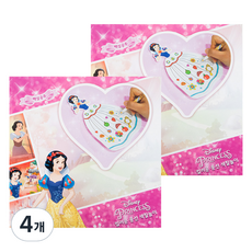 Kumhong 迪士尼公主彩色氣球氣球著色遊戲綜合本, 白雪公主，白雪公主, 4個