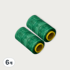 皮革工藝蠟線 初學者用 1mm*220m, 綠色, 6個