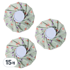 暖暖小舖防水冷熱冰敷袋 綠色紅鶴 中(22cm), 15個