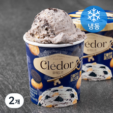 끌레도르 더블쿠키 페스티벌 파인트 아이스크림 (냉동), 474ml, 1개입, 2개