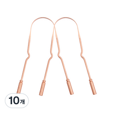 오픈스페이스 스테인리스 U형 혀클리너 프리미엄, 10개, 15g